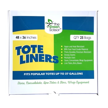 The Green Scissor Tote Liners 48 in x 36 in
