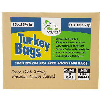 The Green Scissor Turkey Bags, 19 in x 23.5 in - Pack of 150