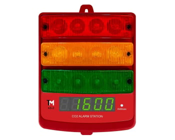 TrolMaster CO2 Alarm Station (audio/visual) Plus LED Display Indicator, AS-2