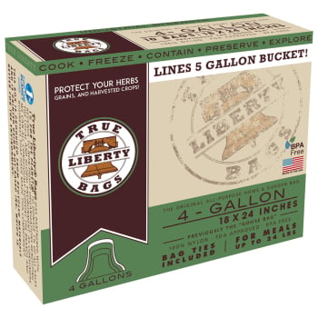 True Liberty 4 Gallon Bags, 18 in x 24 in (Pack of 25)