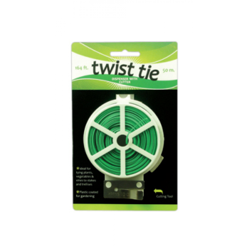 Twist Tie Dispenser w/ Cutter, 164 ft.