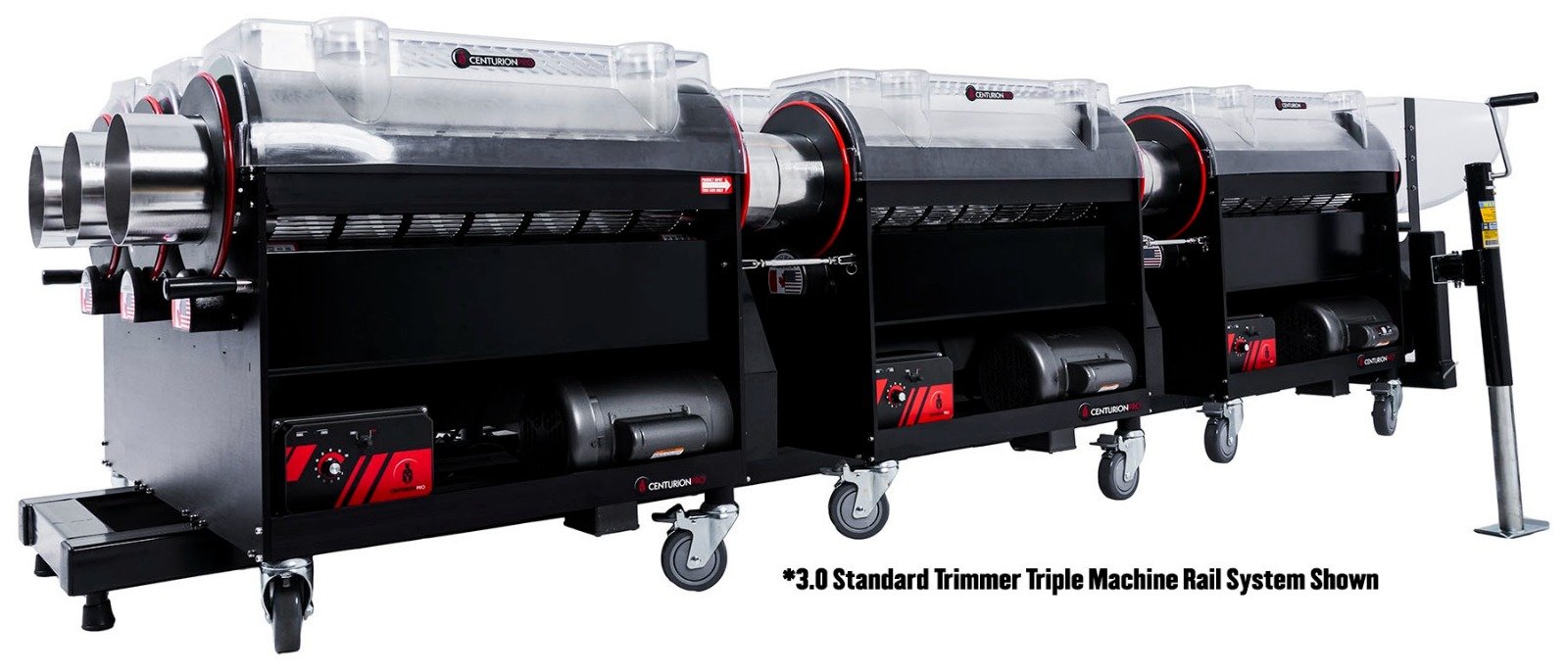 Centurion 3.0 Standard Trimmer Triple Machine Rail System