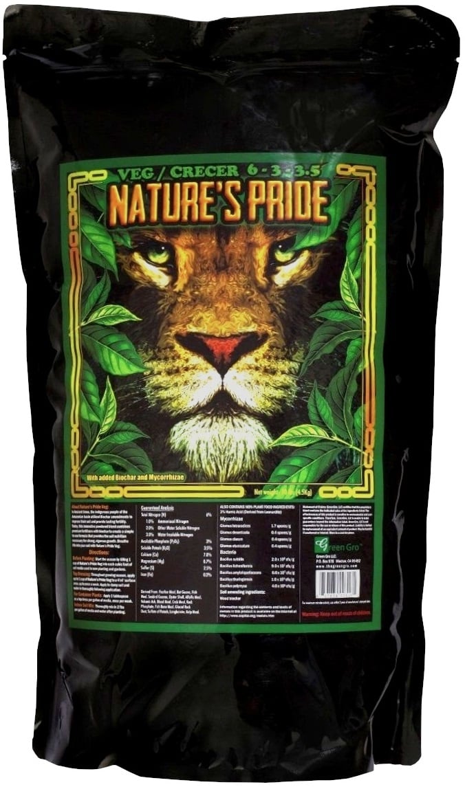 Green Gro Nature's Pride Veg Fertilizer, 10 lb Bag